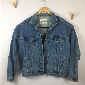 Vintage cigarette jean jacket